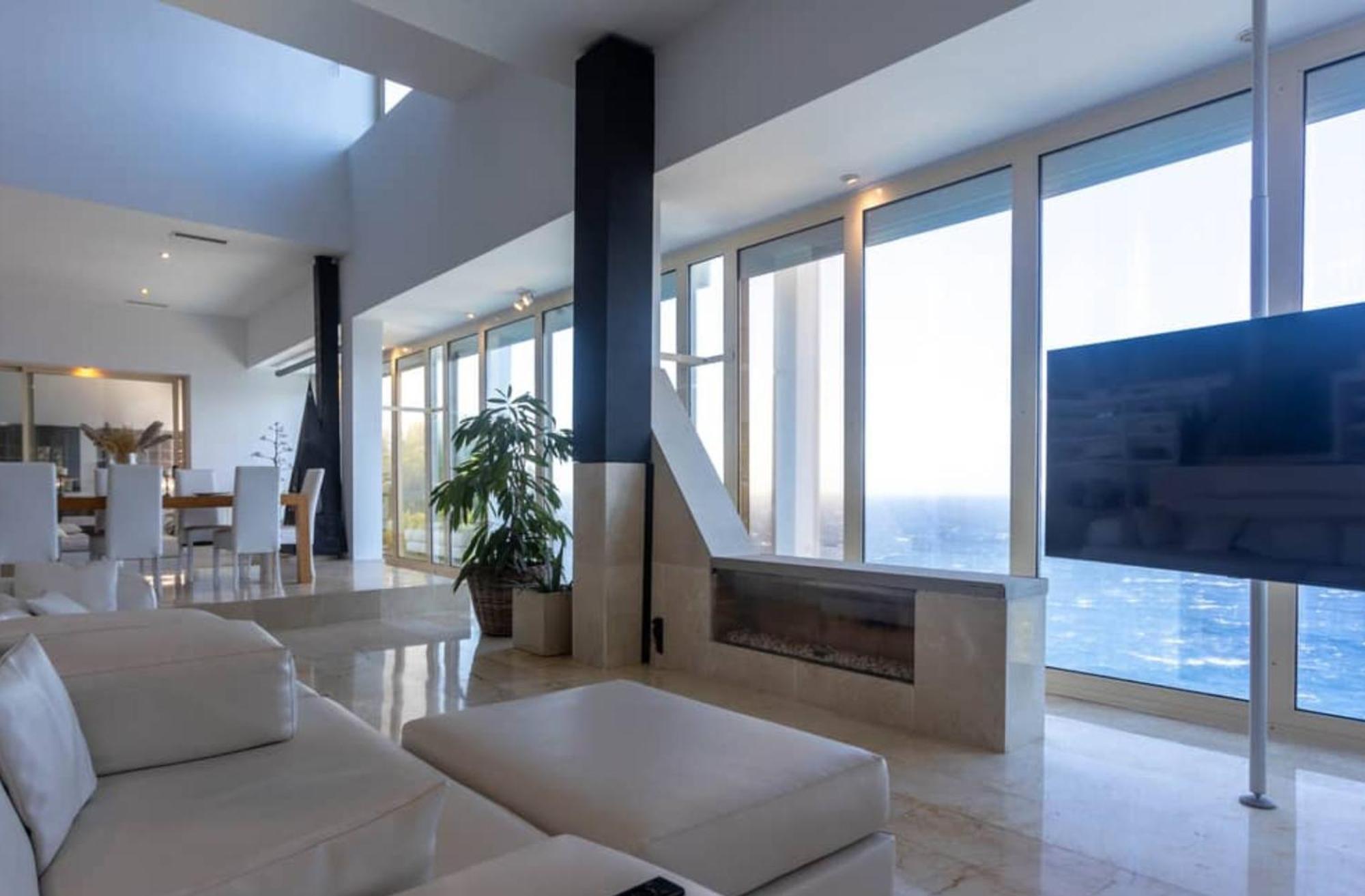 Exclusive Seafront Villa,Private Pool,Gym,Bbq El Toro  Dış mekan fotoğraf