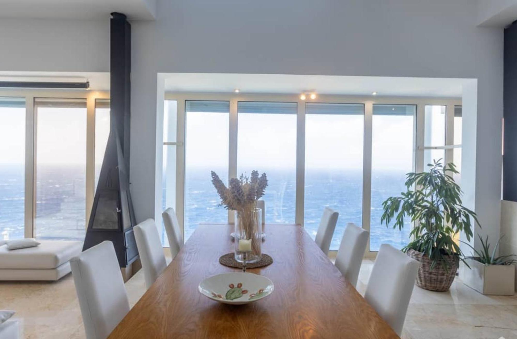 Exclusive Seafront Villa,Private Pool,Gym,Bbq El Toro  Dış mekan fotoğraf